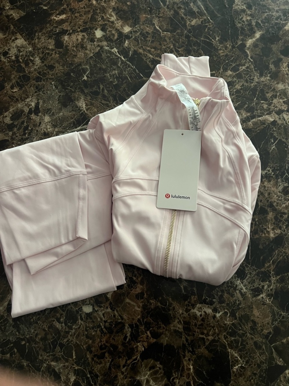 lululemon athletica Light Pink Zip-Up Blazer Jacket - Picture 2 of 2